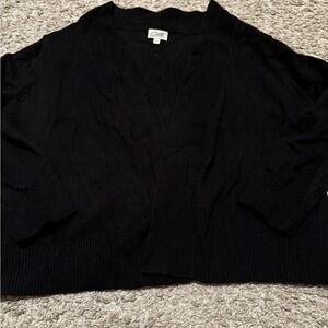 Cozy Black Cardigan Sweater